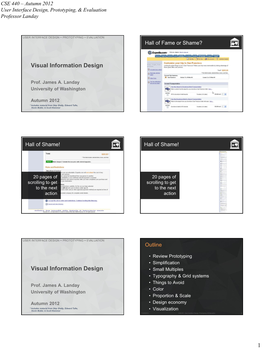 Visual Information Design