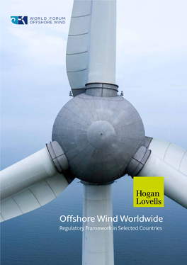 Offshore Wind Worldwide Regulatory Framework in Selected Countries