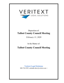 February 11, 2020 Council Meeting.Pdf