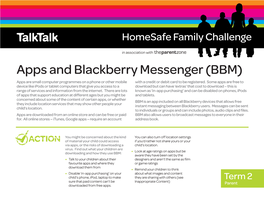 Apps and Blackberry Messenger (BBM) Apps Are Small Computer Programmes on a Phone Or Other Mobile with a Credit Or Debit Card to Be Registered