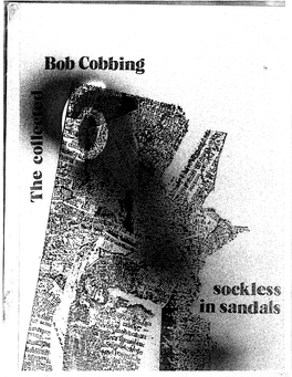Sockless in Sandals: Collected Poems of Bob Cobbing, Vol 6