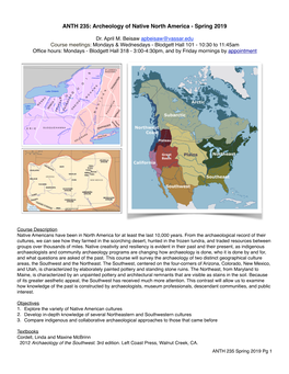 ANTH 235: Archeology of Native North America - Spring 2019