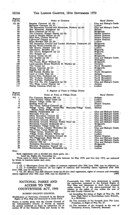 National Parks and Access to the Countryside Act, 1949