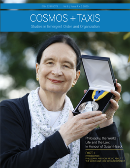 COSMOS + TAXIS | Volume 8 Issues 4 + 5 2020