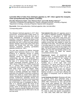 Functional Response of Phytoseiulus