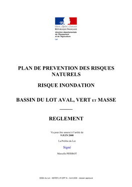 Plan De Prevention Des Risques Naturels Risque