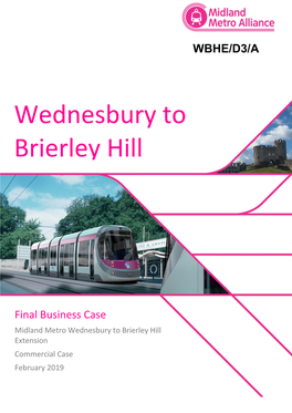 Wednesbury to Brierley Hill Business Case, Commercial Case, WMCA