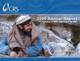 2006 Annual Report October 1, 2005 - September 30, 2006