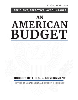 Budget of the U.S. Government