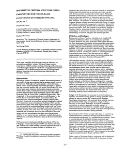 Identifying N Rite Ria and Establishing Pakameters