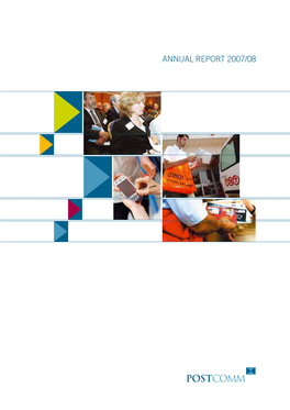POSTAL SERVICES COMMISSION Annual Report 2007/08 HC