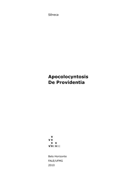 Apocolocyntosis De Providentia