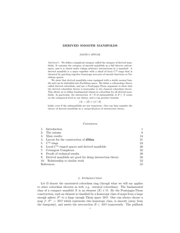 Derived Smooth Manifolds