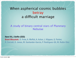When Aspherical Cosmic Bubbles Betray a Difficult Marriage