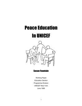 Peace Education in UNICEF