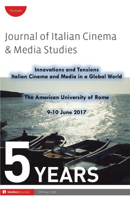 Journal of Italian Cinema and Media Studies