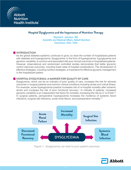 Dysglycemia and the Importance of Nutrition Therapy Rachel A