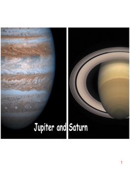 Jupiter and Saturn