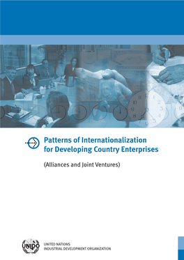 Patterns of Internationalization for Developing Country Enterprises