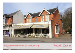 Zucci, 1 Station Road, Woodhall Spa, Lincoln, LN10 6QL