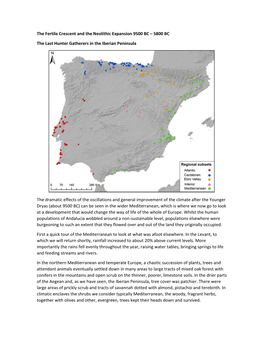 The Fertile Crescent and the Neolithic Expansion 9500 BC – 5800 BC