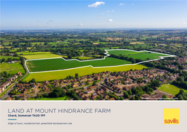 LAND at MOUNT HINDRANCE FARM Chard, Somerset TA20 1FF