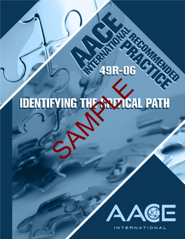 49R-06: Identifying the Critical Path 2 of 13