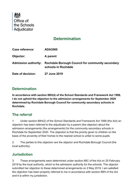 Rochdale Borough Council Community Secondary Schools