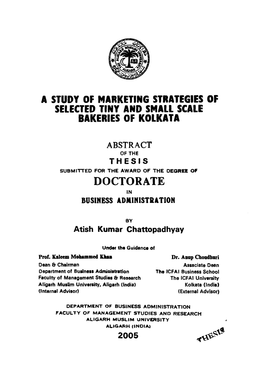Doctorate in Business Administration