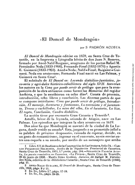 «El Doncel De Mondragón»