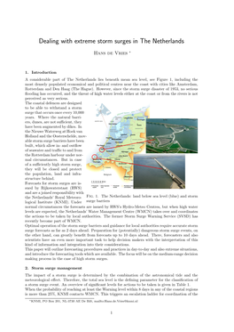 Dealing with Extreme Storm Surges in the Netherlands