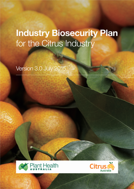 Citrus Industry Biosecurity Plan 2015