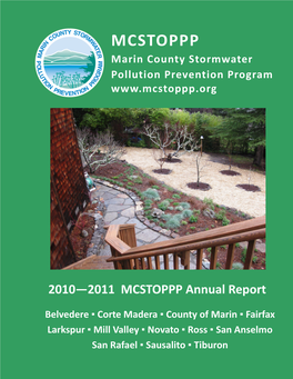 MCSTOPPP Marin County Stormwater Pollution Prevention Program