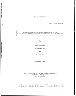 World Bank Document