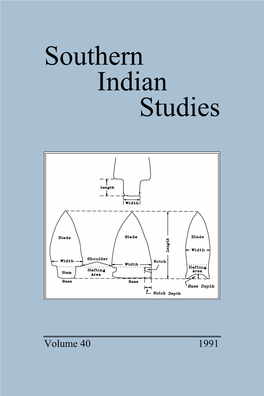 Southern Indian Studies