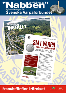 Sm I Varpa 2-Sm & Par-Sm Usm/Fm/Sm 29-30 Augusti 2020