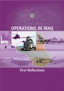 Operation in Iraq, Our Diplomatic Efforts Were Concentrated in the UN Process
