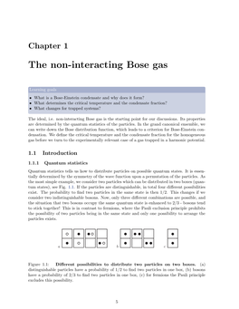 The Non-Interacting Bose Gas