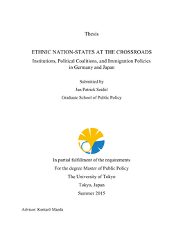 2 Patterns of Immigration in Germany and Japan