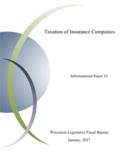 Taxation of Insurance Companies