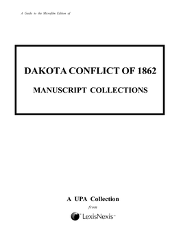 Dakota Conflict of 1862