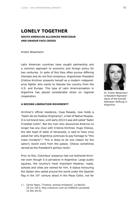 KAS International Reports 02/2014