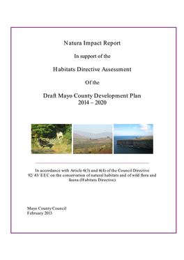 AA Natura Impact Report