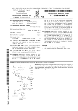 WO 2018/005935 Al 04 January 2018 (04.01.2018) W !P O PCT