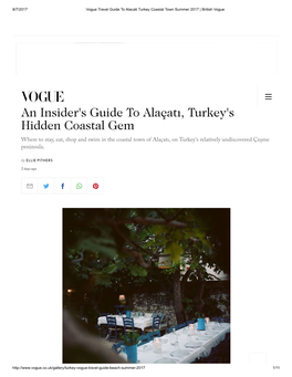 An Insider's Guide to Alaçatı, Turkey's Hidden Coastal Gem