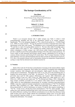 Elliott and Steele Revision