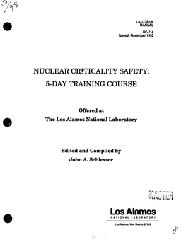 Losalarms NATIONAL LABORATORY