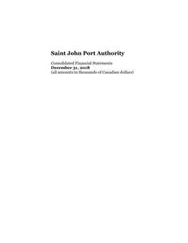 Saint John Port Authority