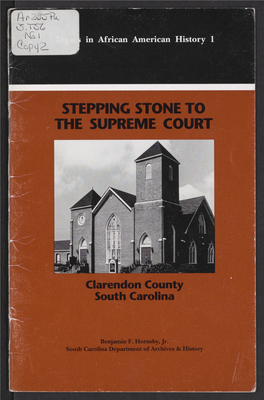 STEPPING STONE to E SUPREME COURT Clarendon County South
