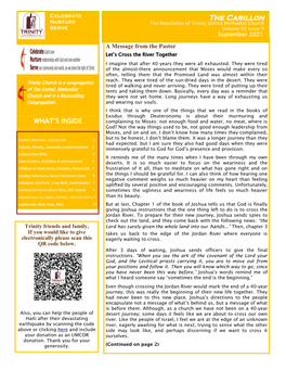 The Carillon Nurture the Newsletter of Trinity United Methodist Church Serve
